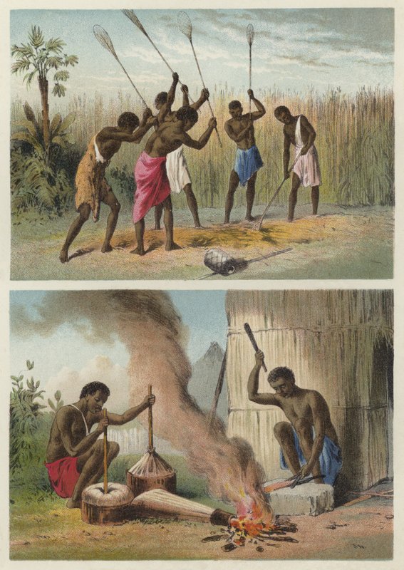 Pokonanie Sorgo, wioskowych kowali autorstwa English School
