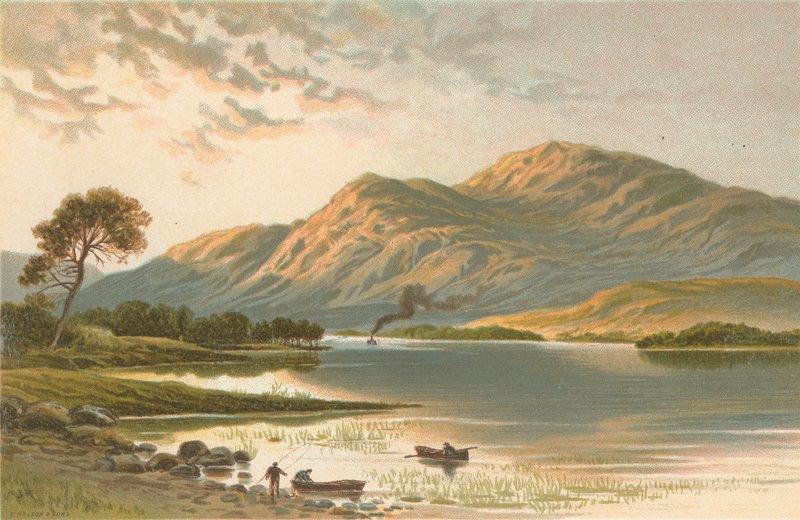 Ben Lomond z Lussa autorstwa English School
