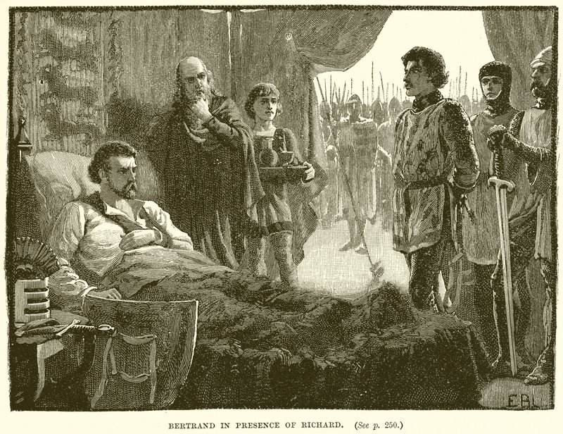 Bertrand w obecności Richarda autorstwa English School