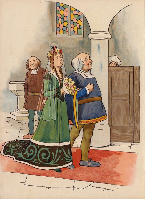 Lepiej późno niż wcale (chromolitho) autorstwa English School