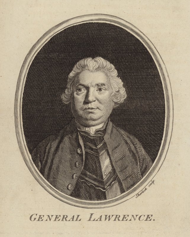 Generał brygady Charles Lawrence autorstwa English School