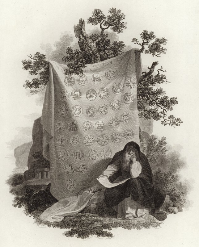 Monety brytyjskie autorstwa English School