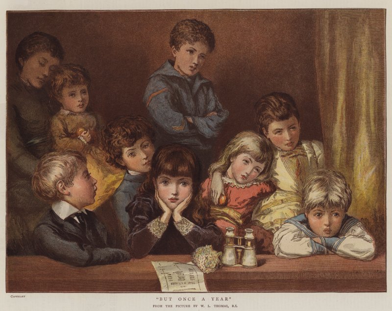 Ale raz w roku (chromolitho) autorstwa English School