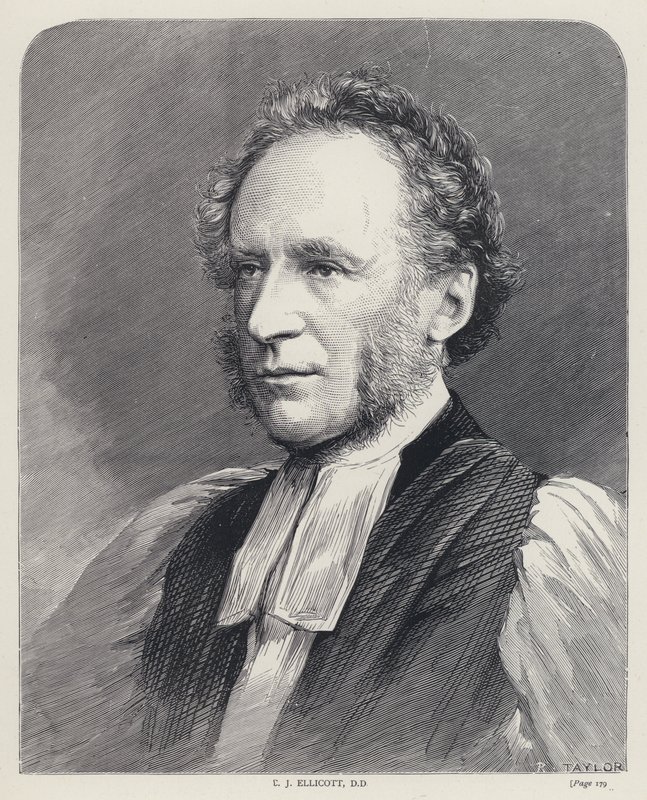 C J Ellicott, DD (grawerowanie) autorstwa English School