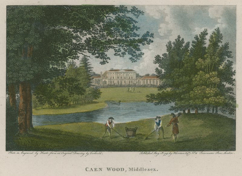 Drewno Caen, Middlesex autorstwa English School