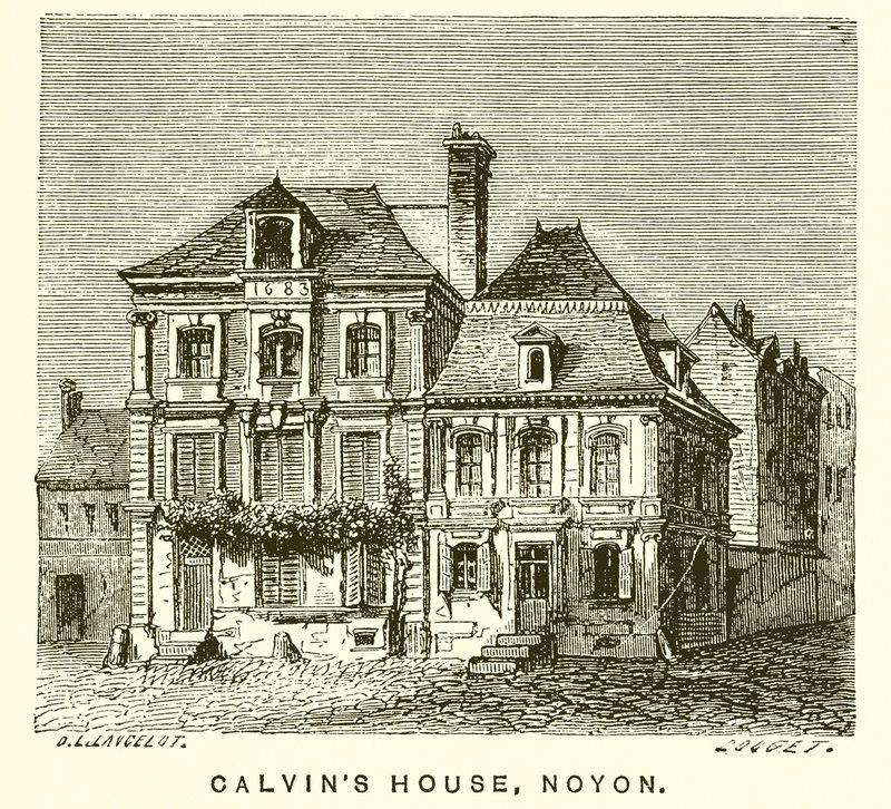 Dom Calvina, Noyon autorstwa English School