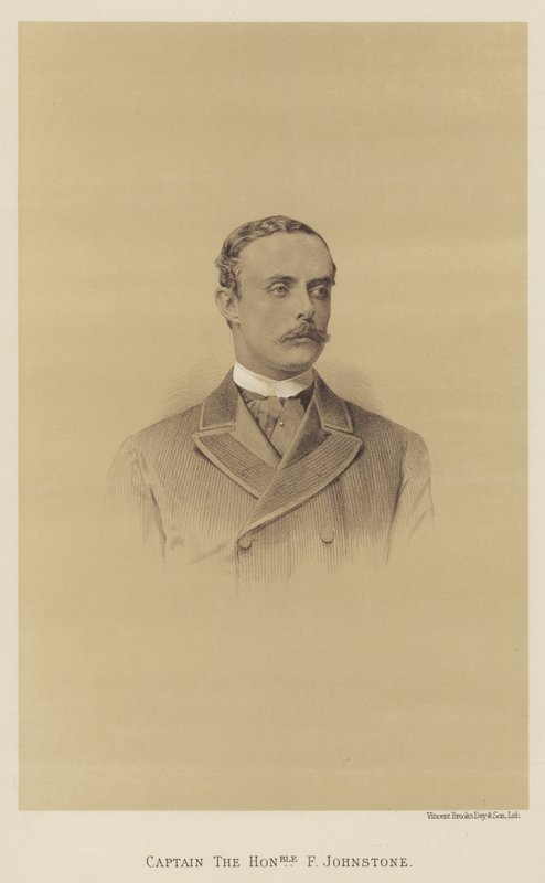 Kapitan honorowy F Johnstone (litografia) autorstwa English School