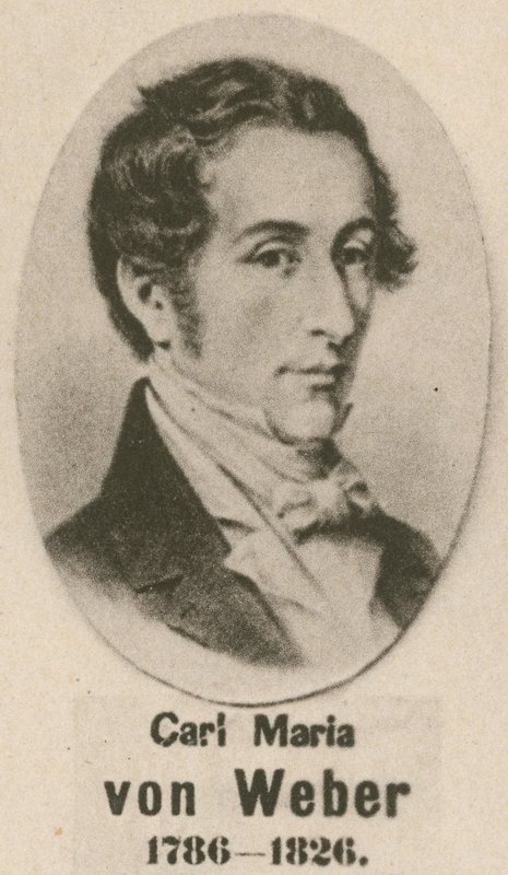 Carl Maria von Weber (grafika) autorstwa English School