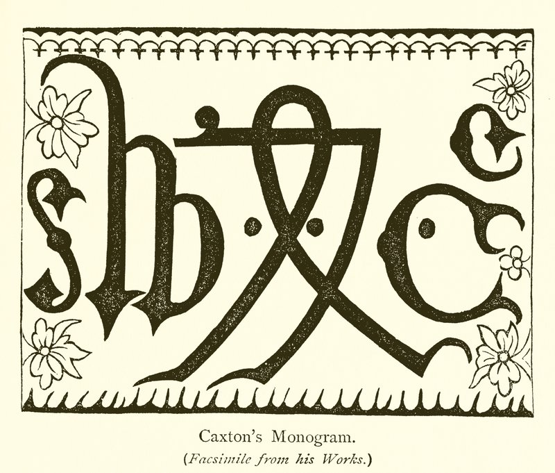 Monogram Caxtona autorstwa English School