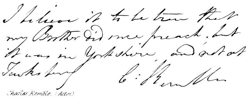 Charles Kemble, (aktor) autorstwa English School