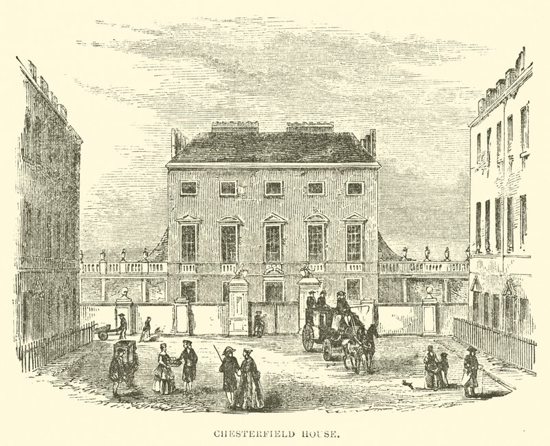 Chesterfield House (grawerowanie) autorstwa English School