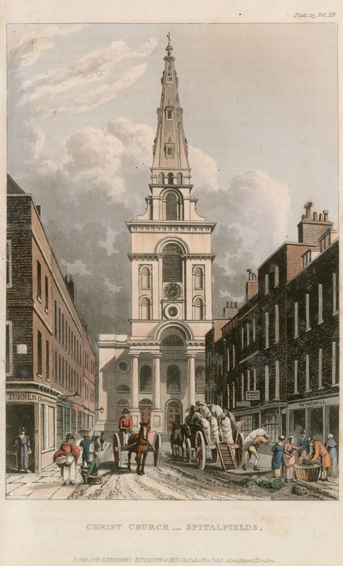 Kościół Chrystusa w Spitalfields autorstwa English School