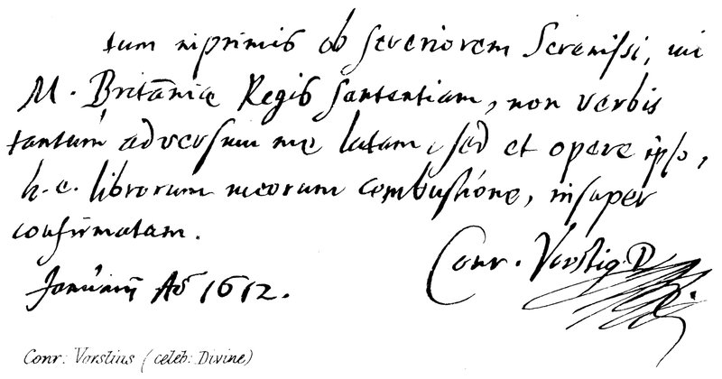 Conrad: Vorstius (celeb: Boski) autorstwa English School