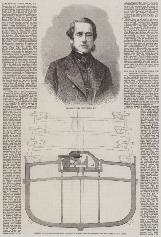 Cowper Phipps Coles (grawerowanie) autorstwa English School