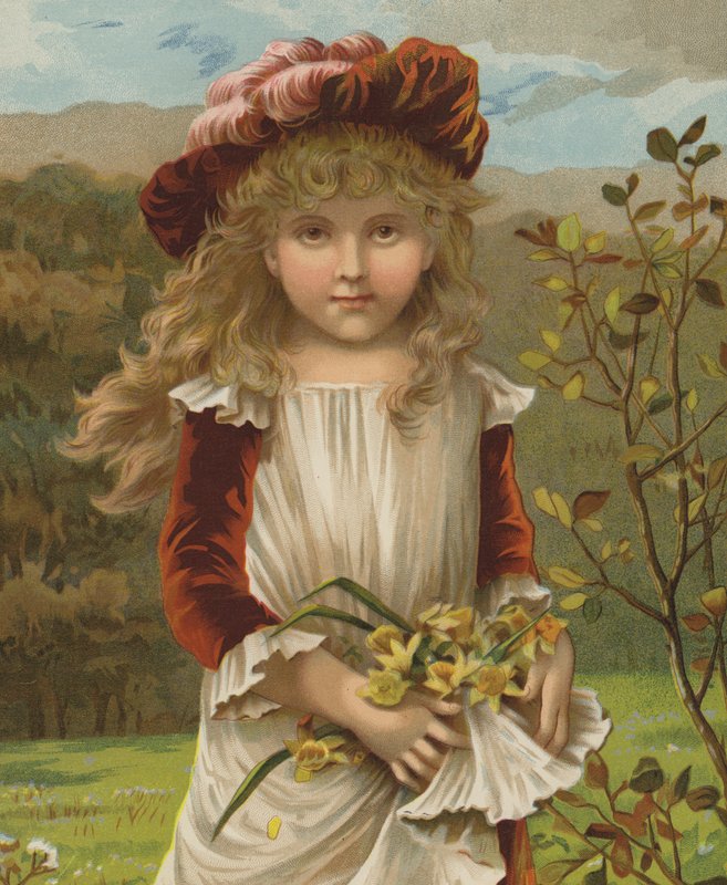 Daffo-down-dilly (chromolitho) autorstwa English School