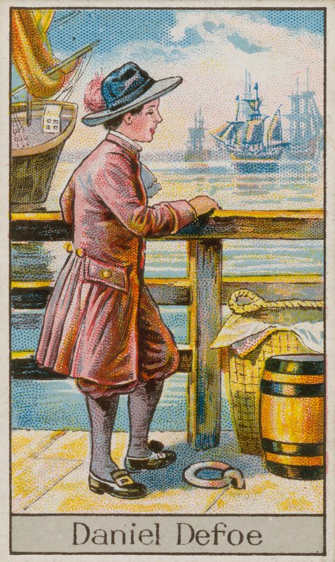 Daniel Defoe (chromolitho) autorstwa English School
