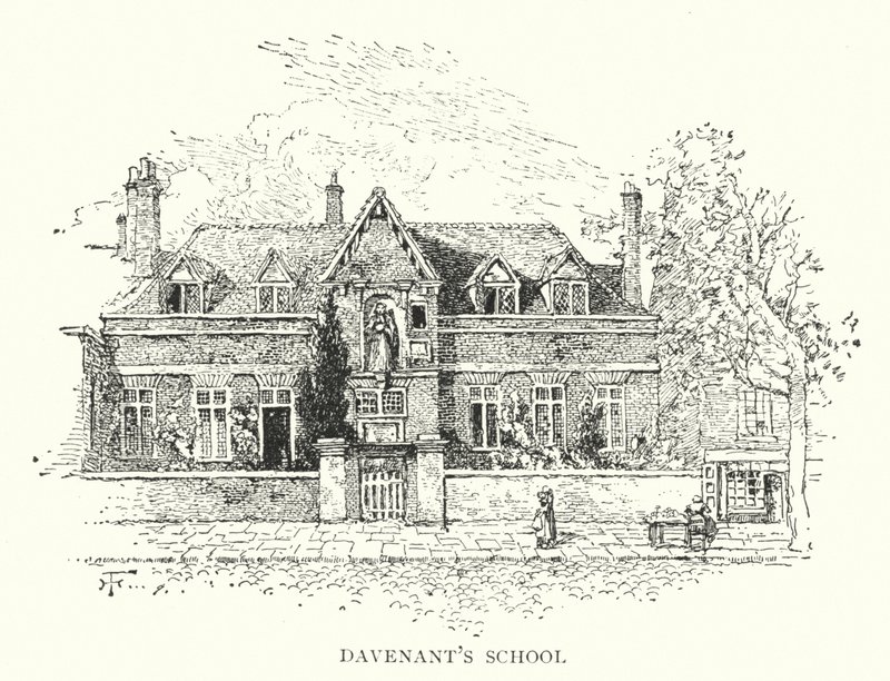 Szkoła Davenanta (grafika) autorstwa English School