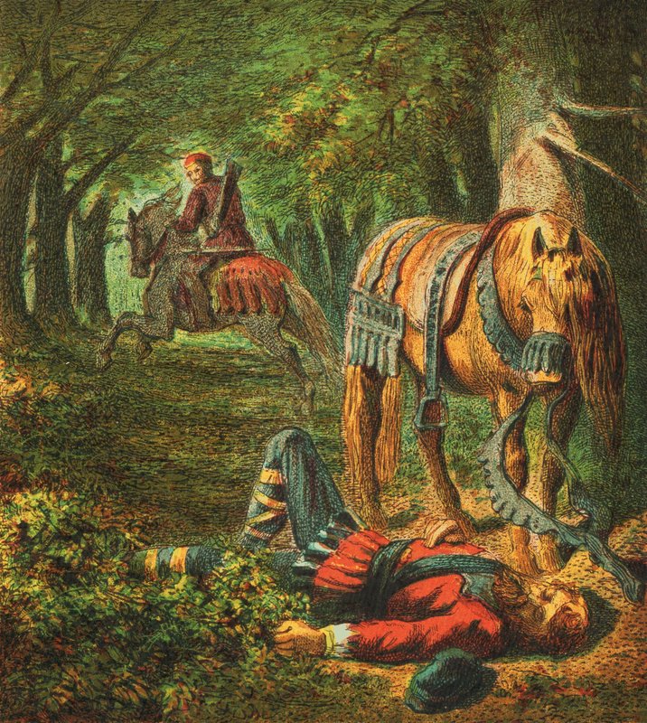 Śmierć Wilhelma II autorstwa English School