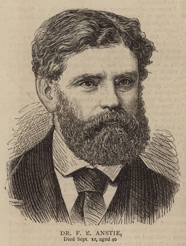 Dr F E Anstie (Grawerowanie) autorstwa English School