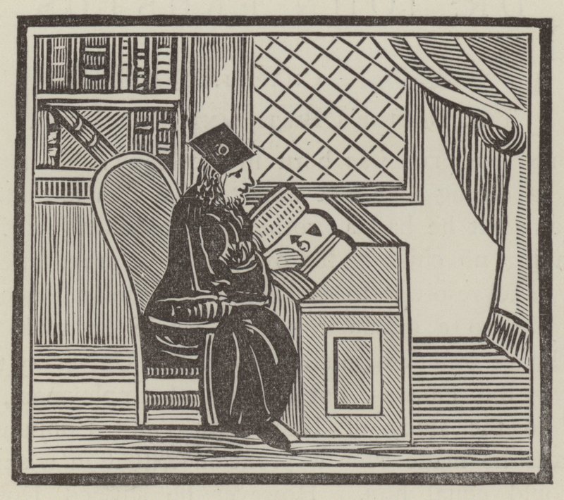 Dr John Faustus (grafika) autorstwa English School