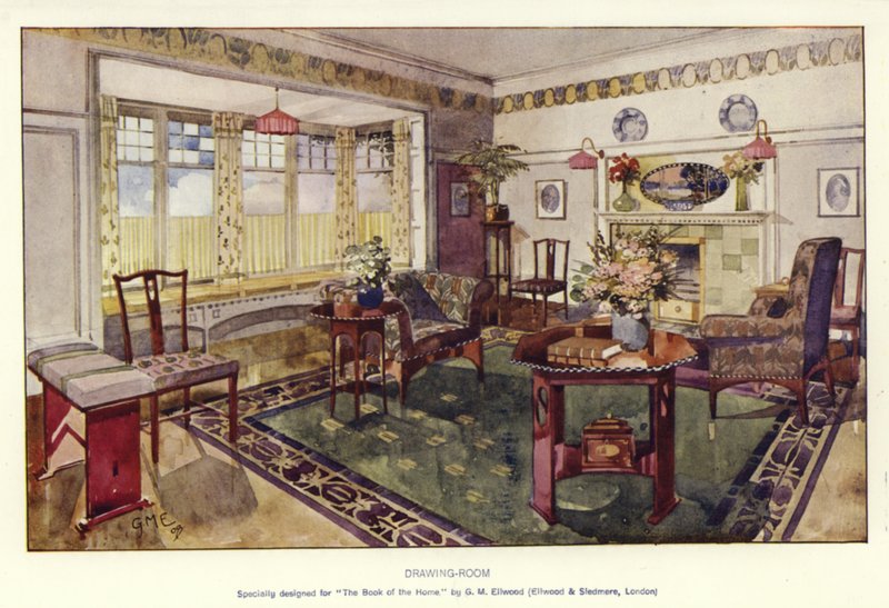Salon autorstwa English School