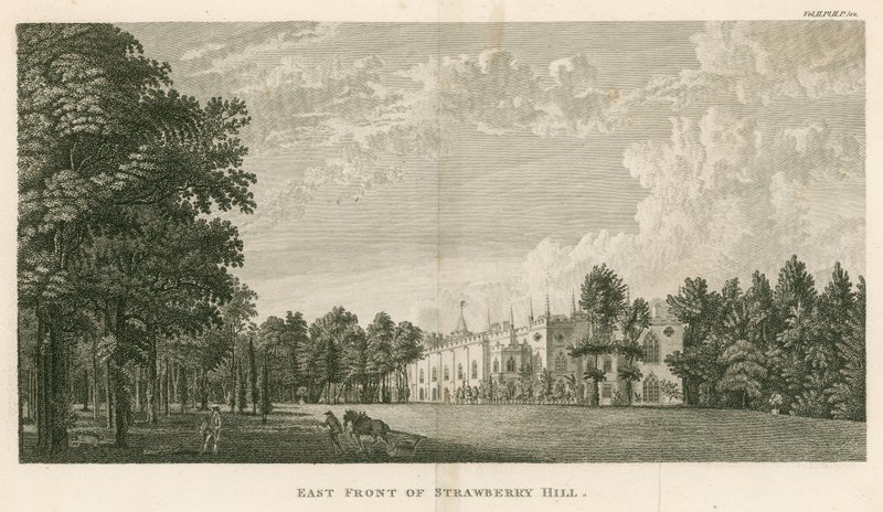 Wschodni front Strawberry Hill, Twickenham, Londyn autorstwa English School
