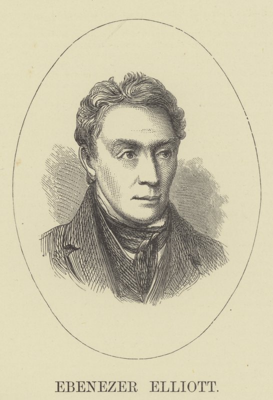 Ebenezer Elliott (grawerowanie) autorstwa English School