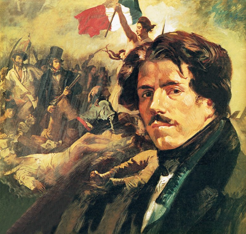 Eugene Delacroix autorstwa English School