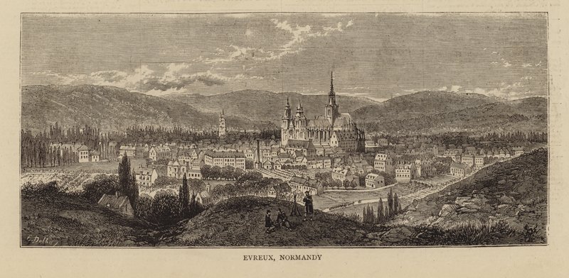 Evreux, Normandia autorstwa English School