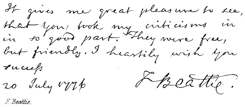 F Beattie autorstwa English School