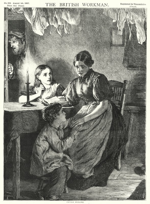 Ojciec Stirling (grawerunek) autorstwa English School