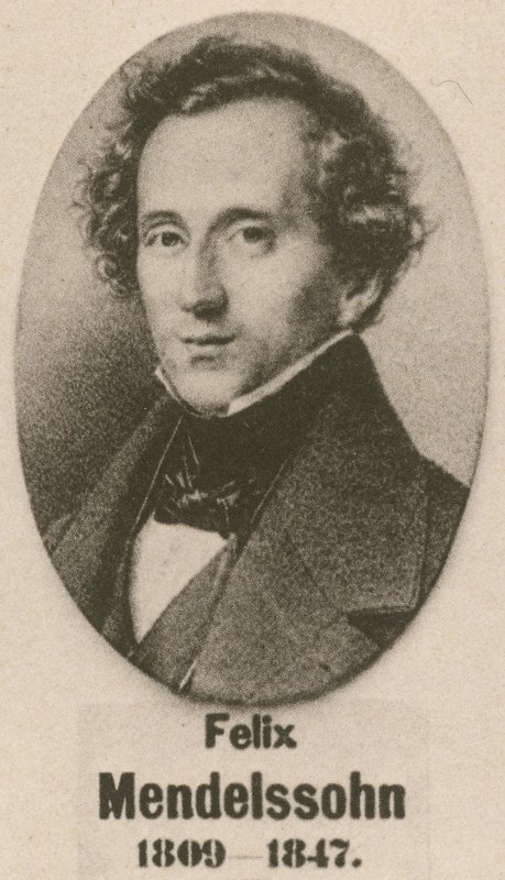 Felix Mendelssohn (grawiura) autorstwa English School