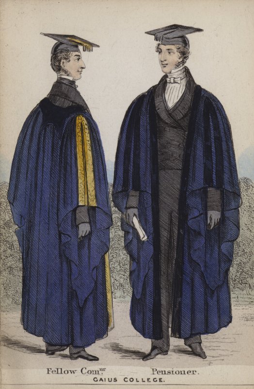 Fellow Commoner, emeryt, Gaius College autorstwa English School