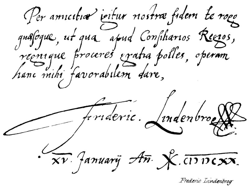 Fryderyk Lindenbrog autorstwa English School