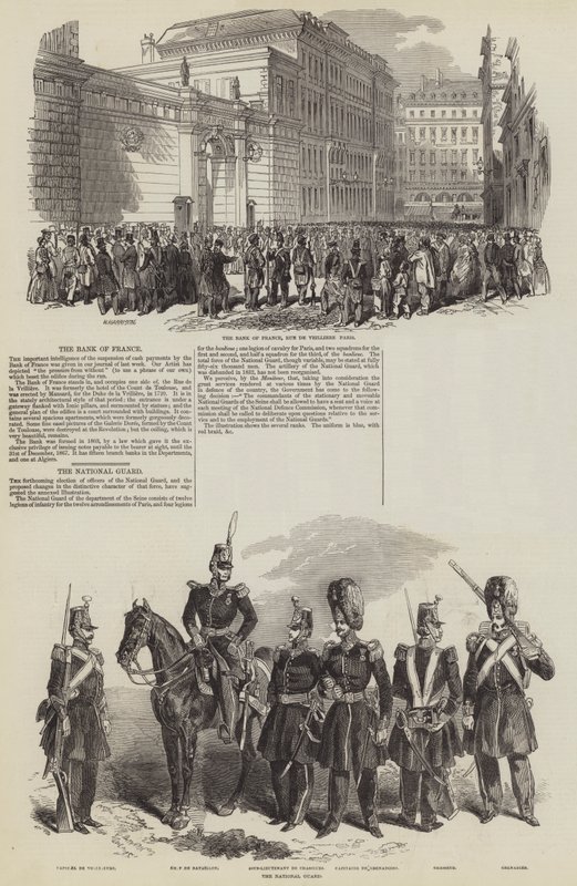 Rewolucja Francuska 1848 (grafika) autorstwa English School