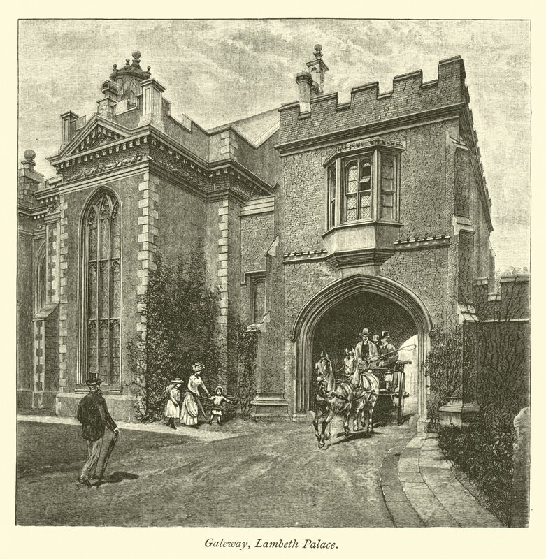Brama, Pałac Lambeth autorstwa English School