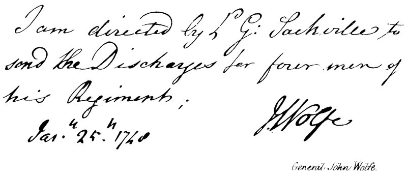 Generał John Wolfe autorstwa English School
