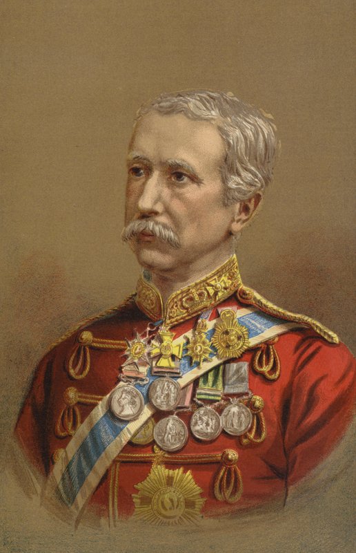 Generał Lord Wolseley, GCB (chromolit) autorstwa English School