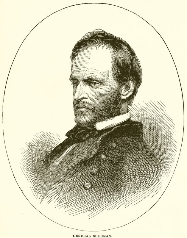 Generał Sherman autorstwa English School