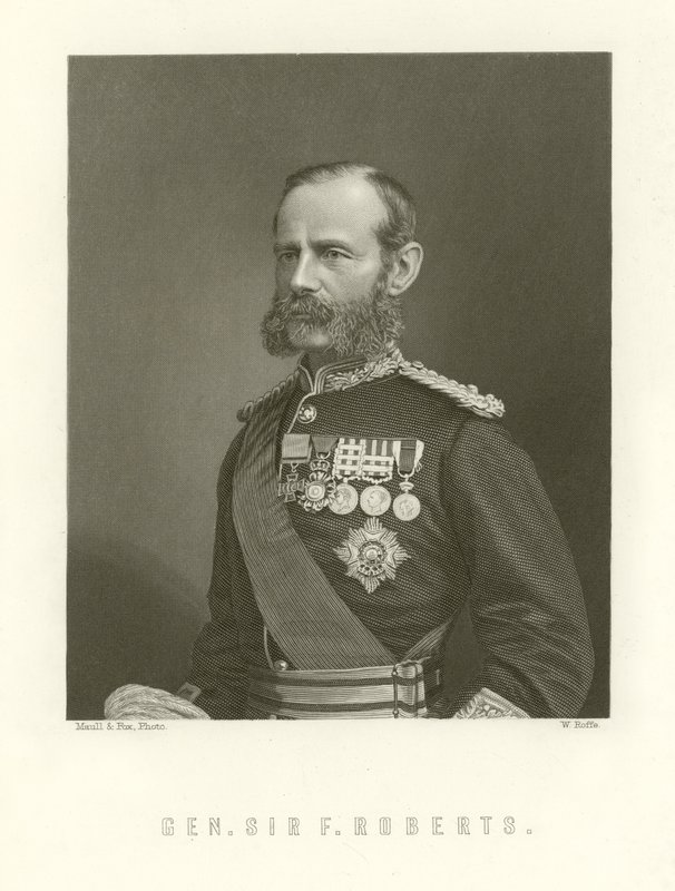 Generał Sir F Roberts autorstwa English School