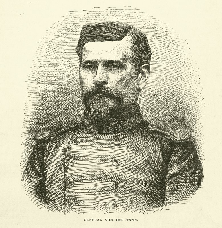 Generał Von der Tann, wrzesień 1870 autorstwa English School