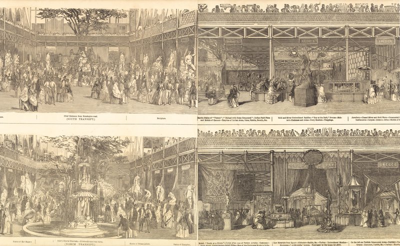 Wielka Wystawa 1851 autorstwa English School