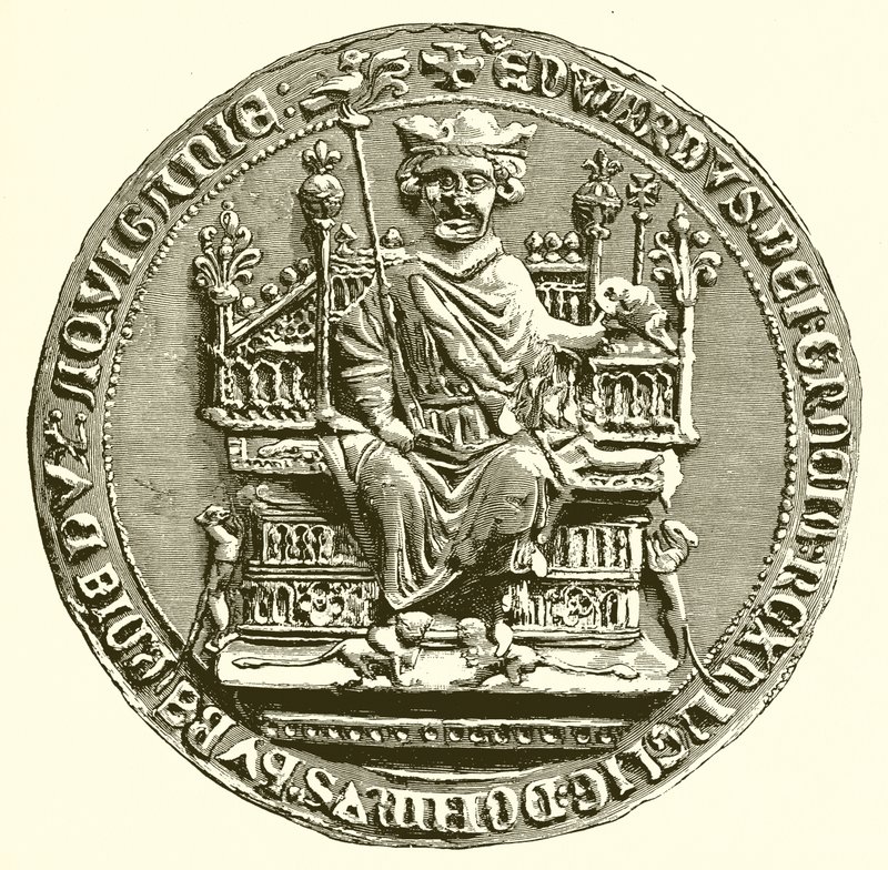 Wielka Pieczęć Edwarda I autorstwa English School