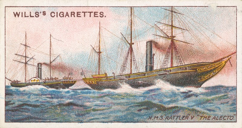 H.M.S. „Rattler” V „Alecto” autorstwa English School