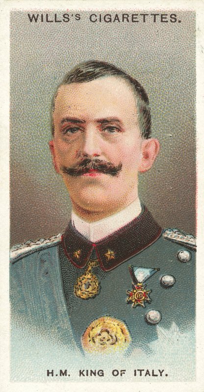 HM Król Włoch (chromolitho) autorstwa English School