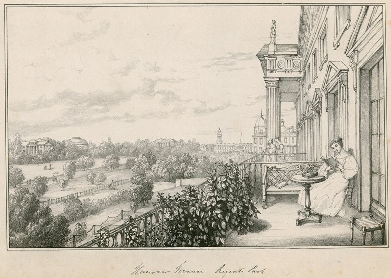 Hannover Terrace, Regents Park, Londyn autorstwa English School