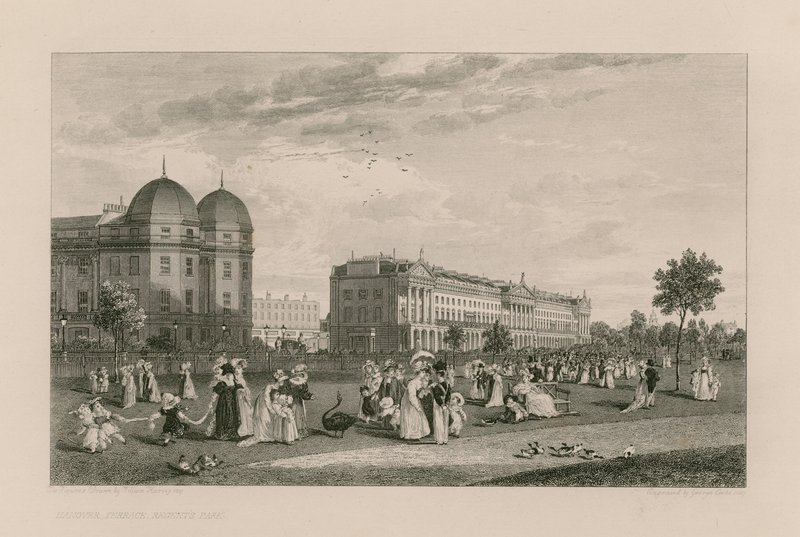Hanover Terrace, Regents Park, Londyn autorstwa English School