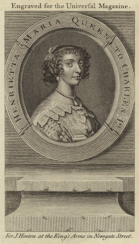 Henrietta Maria, królowa Karola I autorstwa English School