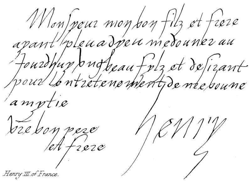 Henryk III Francji autorstwa English School