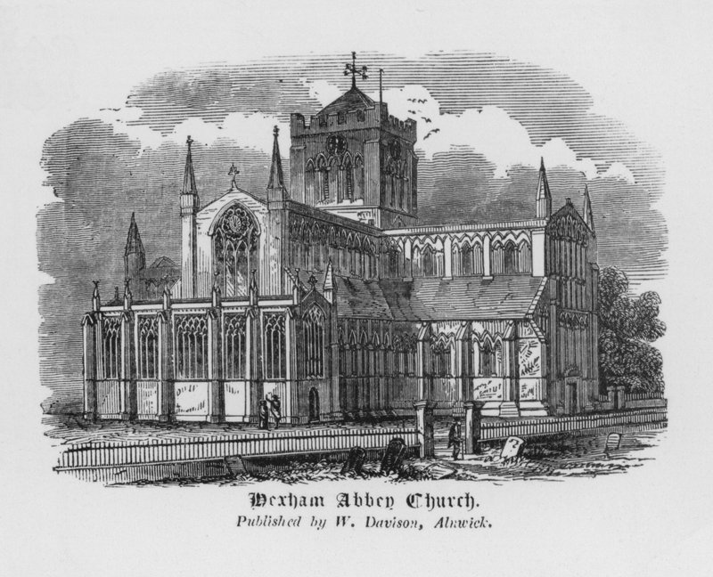 Kościół opactwa Hexham autorstwa English School